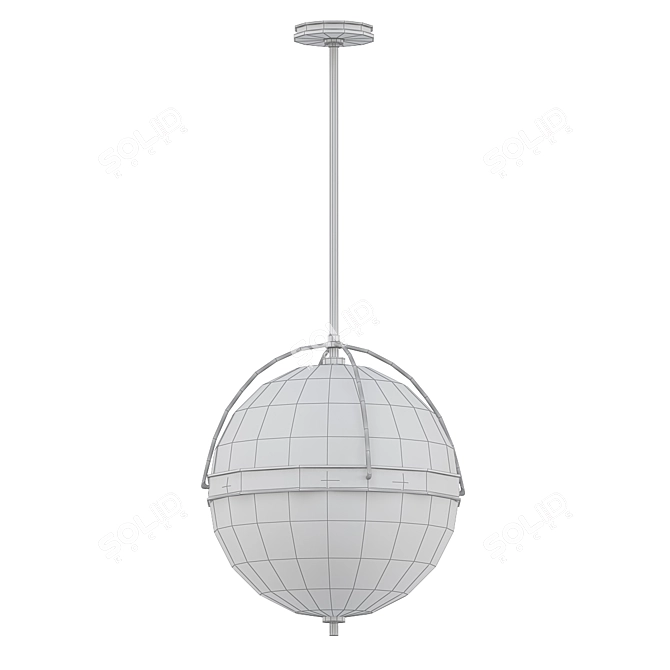 Elegant Dorothy Pendant 3D model image 2