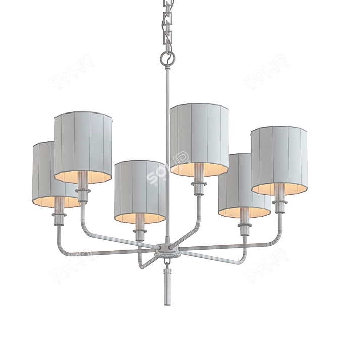 Masterpiece Gideon Chandelier 3D model image 2