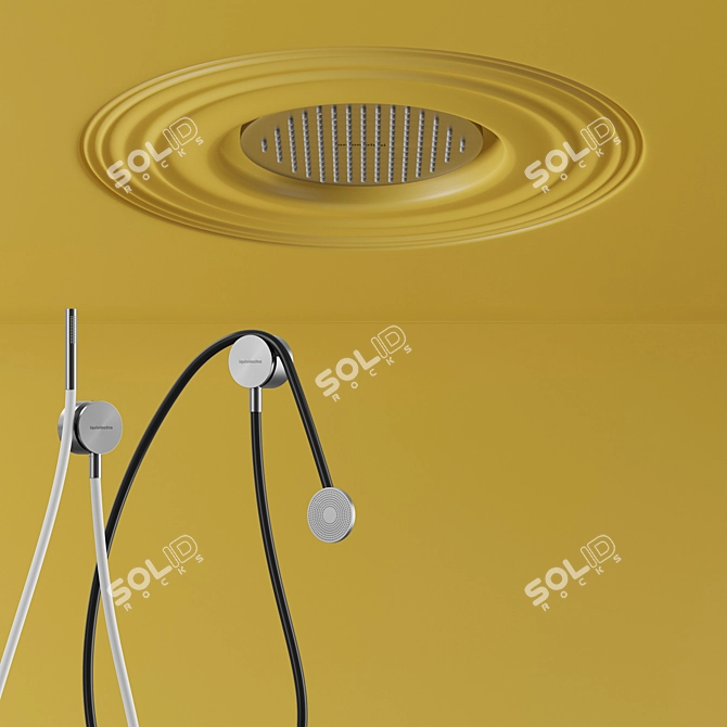 RAINDROP | Luxury Shower Head 3D model image 1