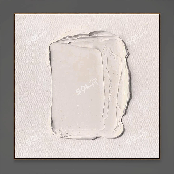 Abstract Plaster Photo Frames 3D model image 2