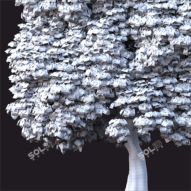 2014 Landscape Tree: Detailed 18м with Corona Render 3D model image 3