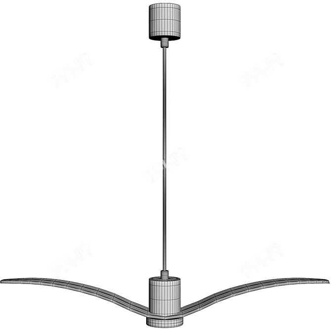 Elegant Odeon Light Birds: Stunning Pendant Light 3D model image 4