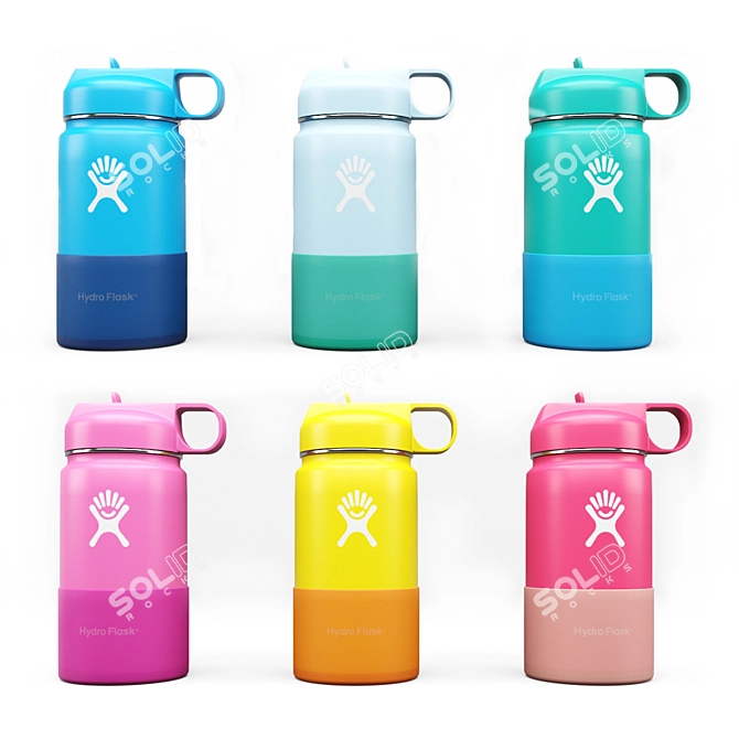 Hydro Flask Kids Water Bottle 3D model image 1