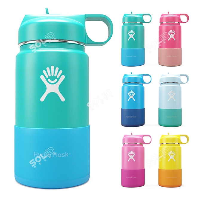 Hydro Flask Kids Water Bottle 3D model image 5