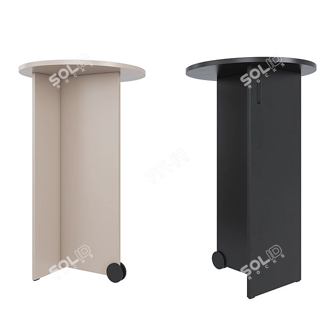 Sleek Design Temp Table 3D model image 1