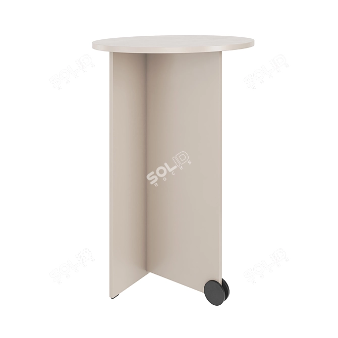 Sleek Design Temp Table 3D model image 4