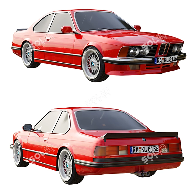 Sleek and Powerful BMW M6 3D model image 1
