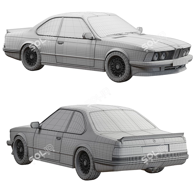 Sleek and Powerful BMW M6 3D model image 5