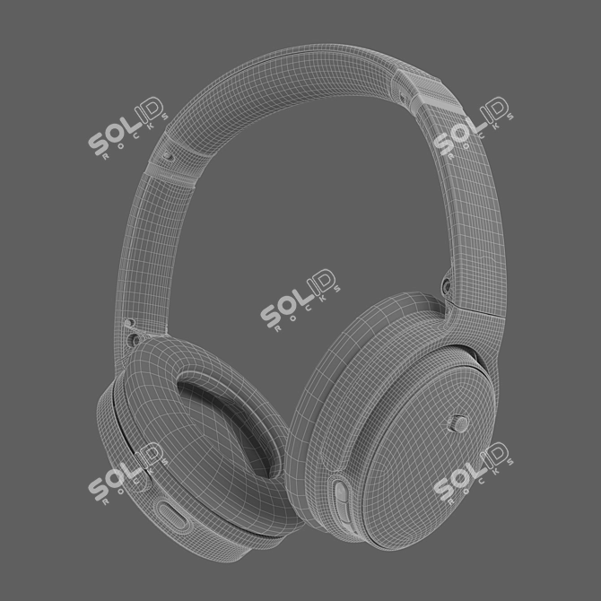 Bose QC 45: Immersive Sound Bliss 3D model image 7