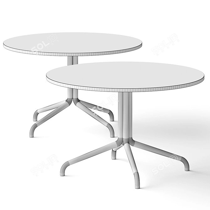 Minimalist Lounge Coffee Table: MENU Harbor 3D model image 2