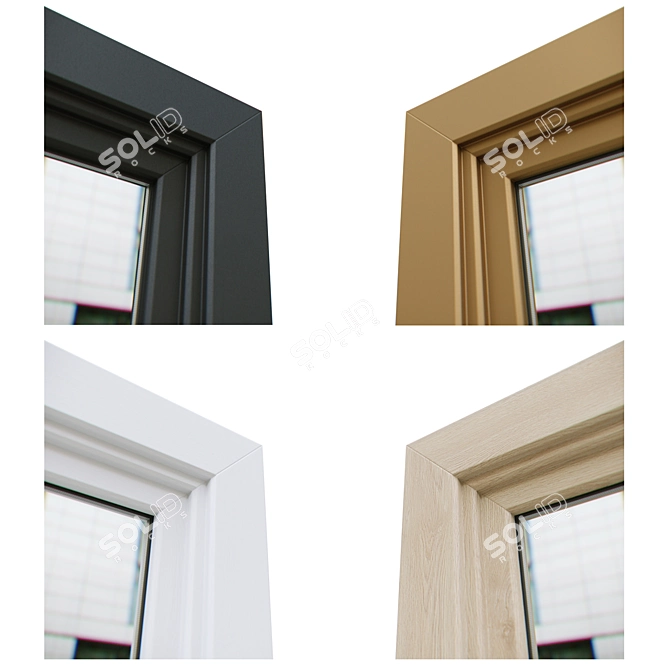 Title: Optimized Exterior Windows Pack 3D model image 3