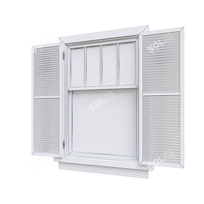 Title: Optimized Exterior Windows Pack 3D model image 7