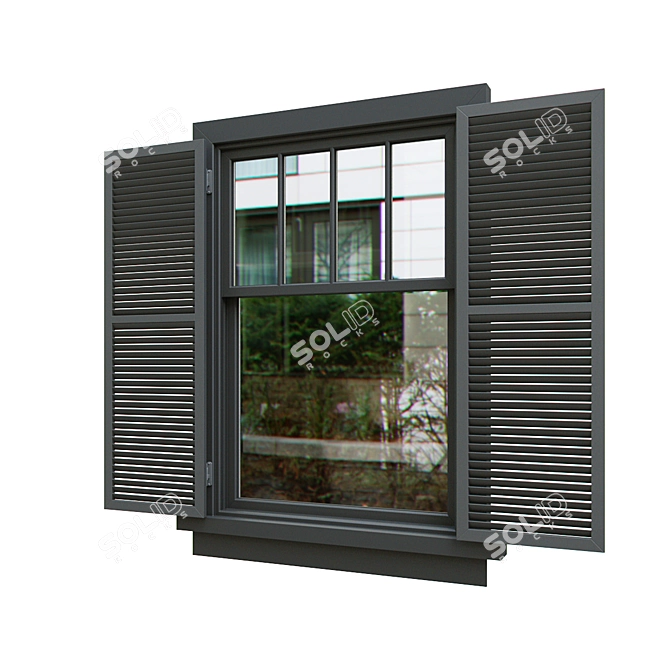 Title: Optimized Exterior Windows Pack 3D model image 10