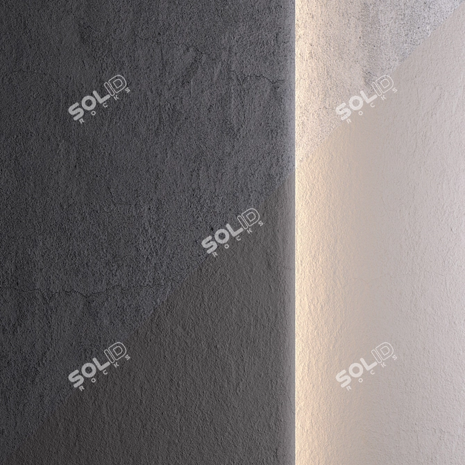 Corona Concrete Wall Texture 3D model image 2