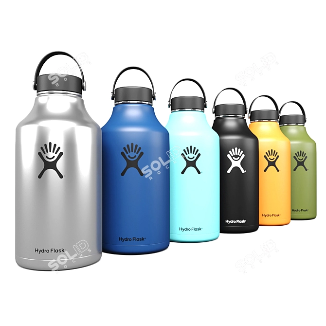 Hydro Flask 1.9L: Stay Hydrated in Style! 3D model image 1