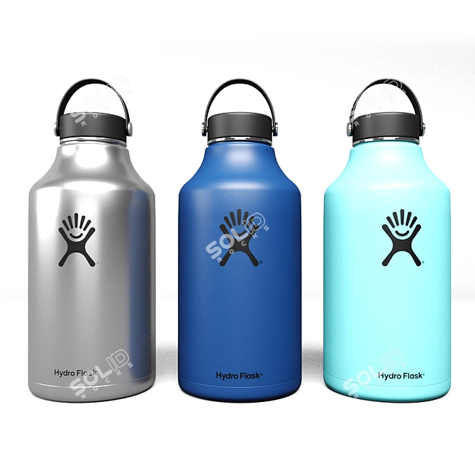 Hydro Flask 1.9L: Stay Hydrated in Style! 3D model image 2