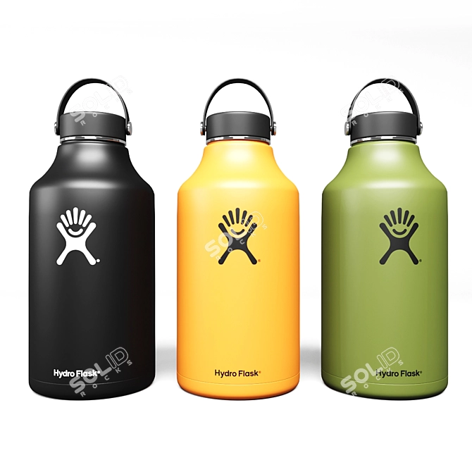 Hydro Flask 1.9L: Stay Hydrated in Style! 3D model image 3