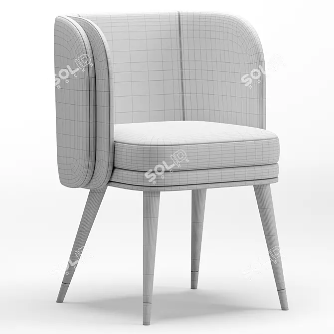 Elegant AMBROSE Chair for Stylish Living 3D model image 4
