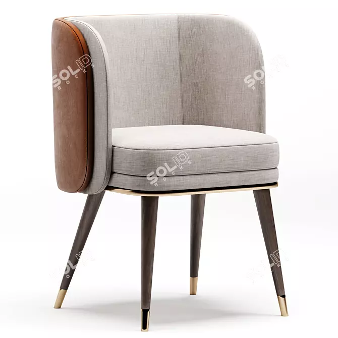 Elegant AMBROSE Chair for Stylish Living 3D model image 5