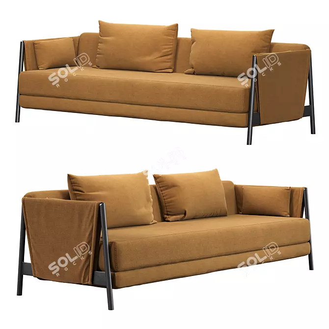 Elegance in Comfort: Madison SoftLine 3D model image 1