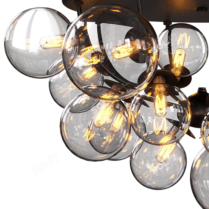 Elegant Octo Iona Lamp 3D model image 5