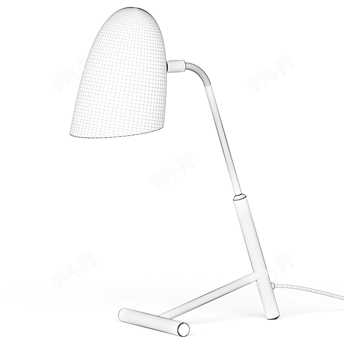 Elegant Cosmo Table Lamp 3D model image 2