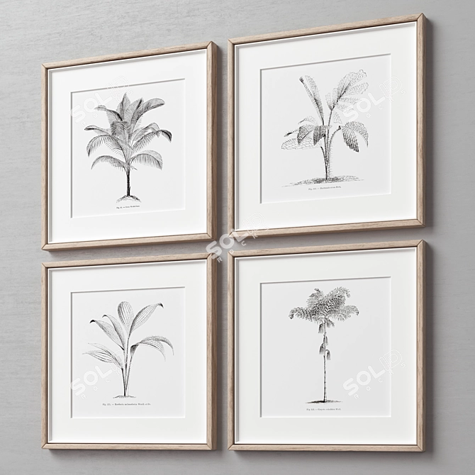 Versatile Picture Frames Set 3D model image 7