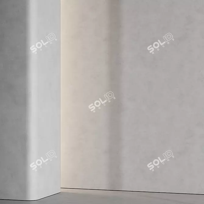Title: Luxury Plaster Finish 3D model image 1