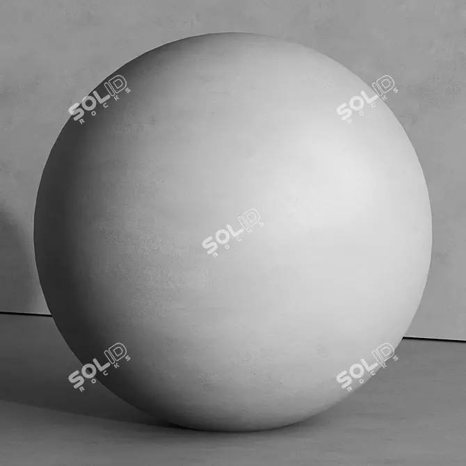 Title: Luxury Plaster Finish 3D model image 3