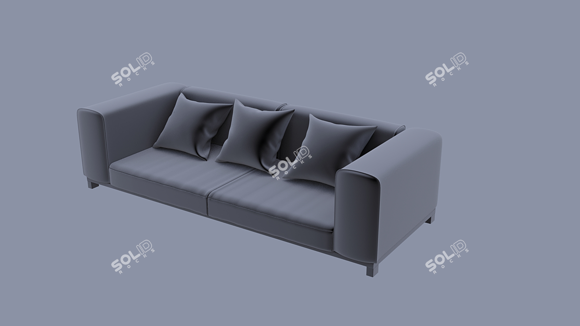 Versatile Modern Sofa 3D model image 1