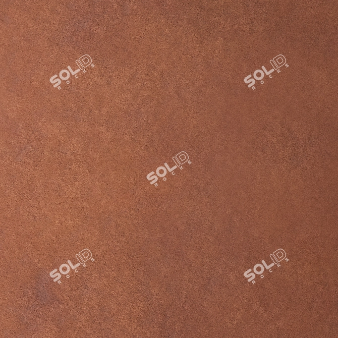 Seamless Darksalmon Dirt Concrete 3D model image 3