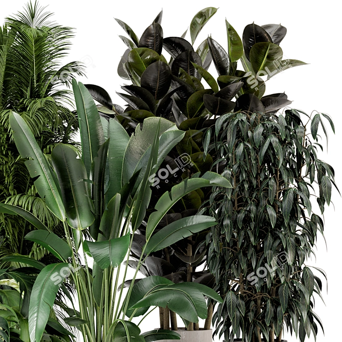 Ferm Living Bau Pot Large Indoor Plants 3D model image 5