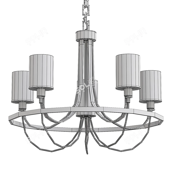 Modern Pendant Light: Arte Lamp Ombra 3D model image 2