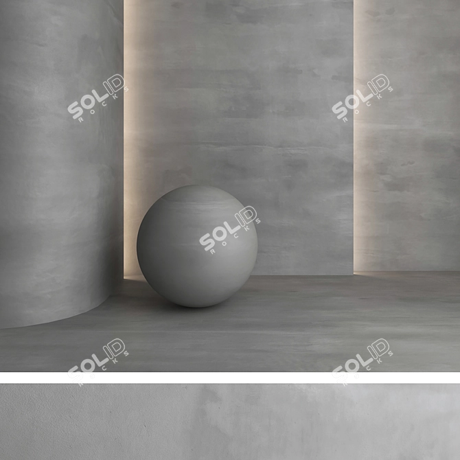 High-Quality Decorative Plaster 3D model image 6