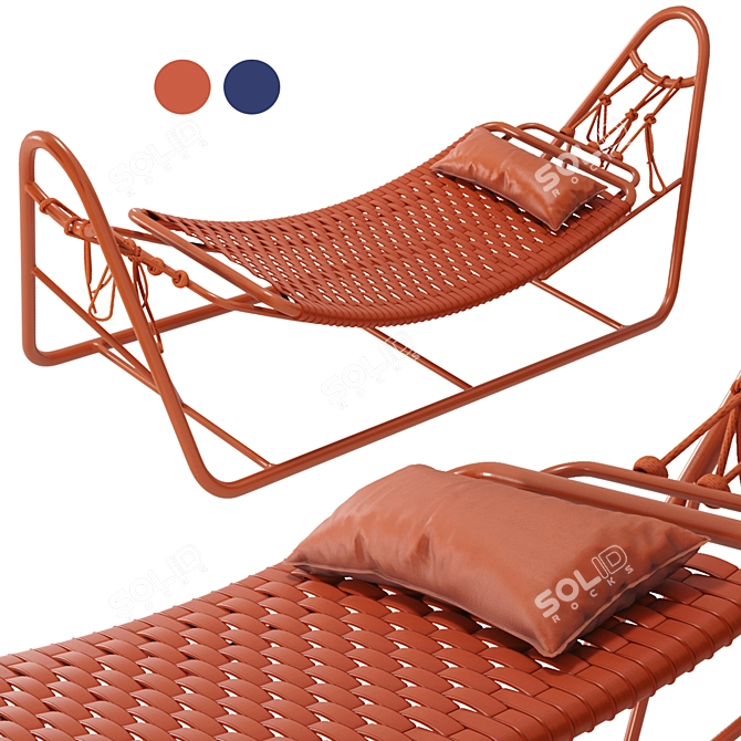 Relaxing Oasis: Hammock Jambo 3D model image 1