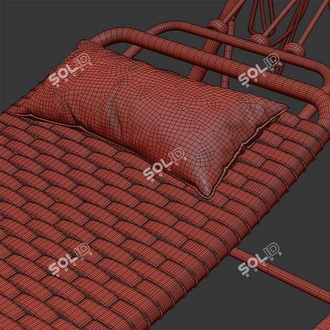 Relaxing Oasis: Hammock Jambo 3D model image 7