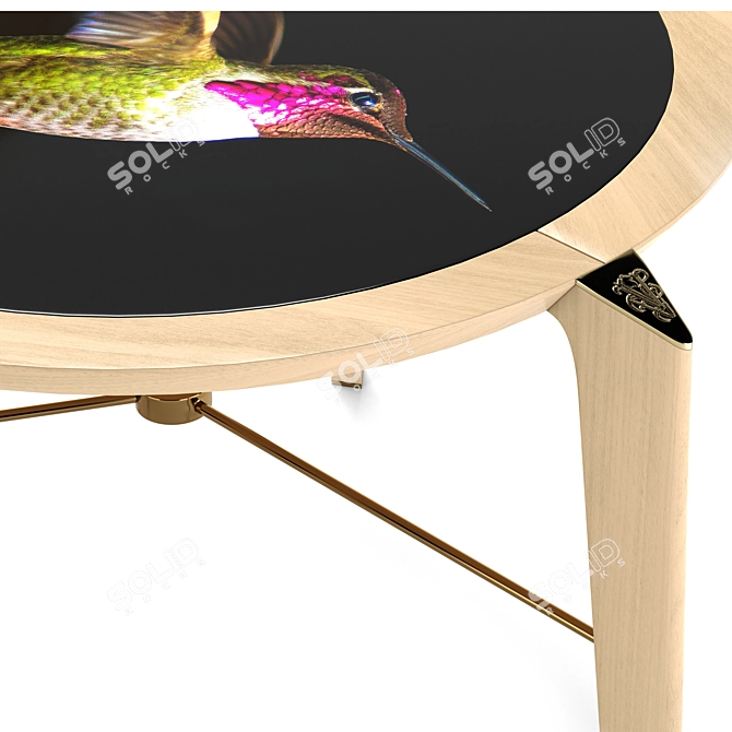 Elegant Table Breeze: Visionnaire 3D model image 3