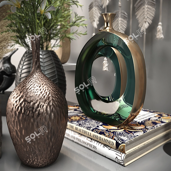 Decorative Set: Elegant and Versatile 3D model image 8