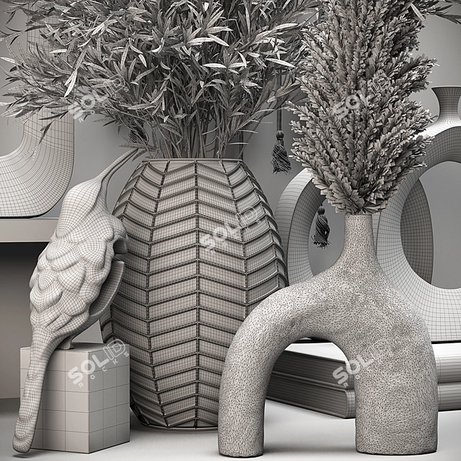 Decorative Set: Elegant and Versatile 3D model image 5