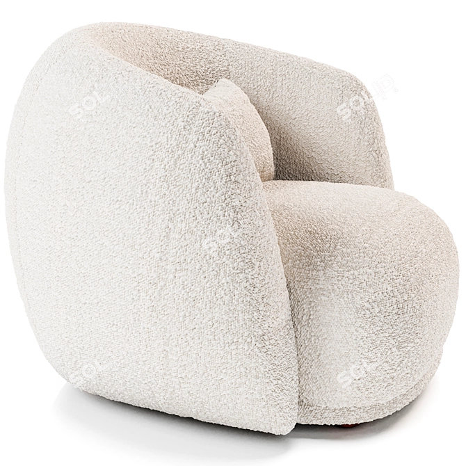 Relax in Style: Moroso Pacific Chair 3D model image 2