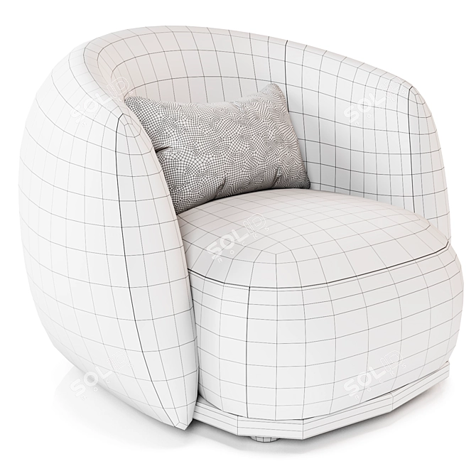 Relax in Style: Moroso Pacific Chair 3D model image 6