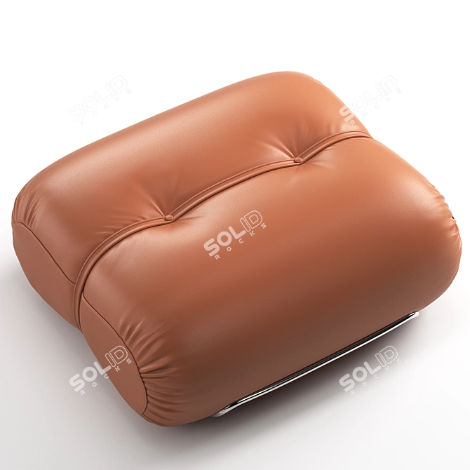 Modern Orsola Ottoman: Stylish and Comfortable 3D model image 5