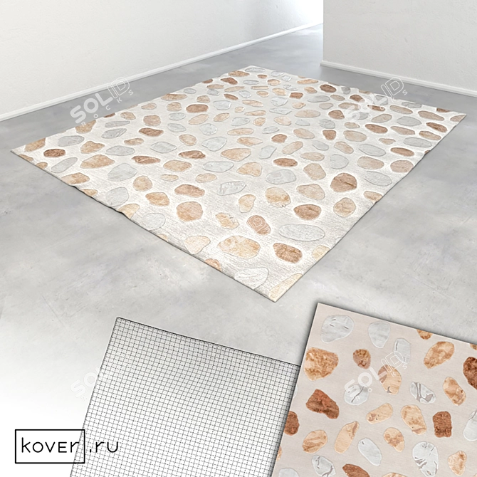 Contemporary Designer Carpets by Kirill Istomin 3D model image 2