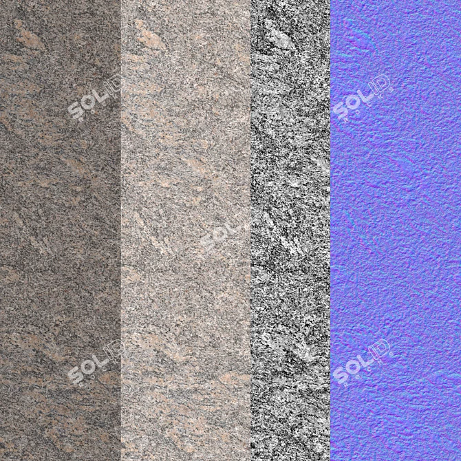 High-quality Stone Textures for 3D Rendering 3D model image 4