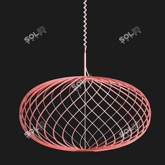 Tom Dixon Spring Pendant Lights 3D model image 3