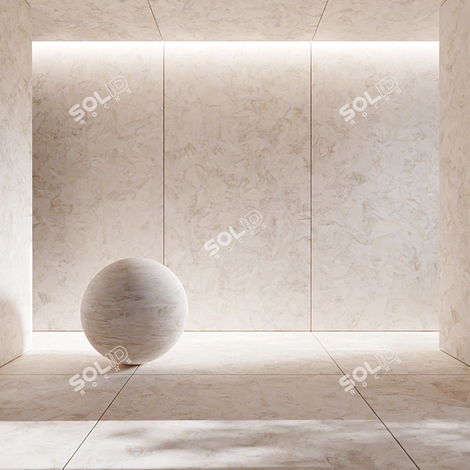 Himalayan Arctic Porcelain Tiles - Exquisite Elegance. 3D model image 1