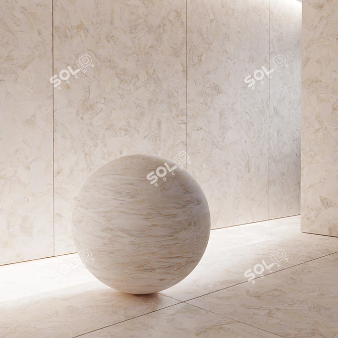 Himalayan Arctic Porcelain Tiles - Exquisite Elegance. 3D model image 3