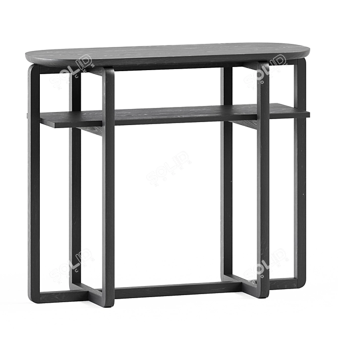 Sleek Levantin Console Table 3D model image 2