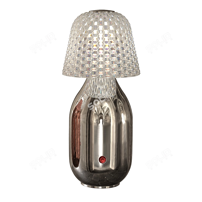 Candy Light: Stylish Copper Ceramic Lamp 3D model image 2