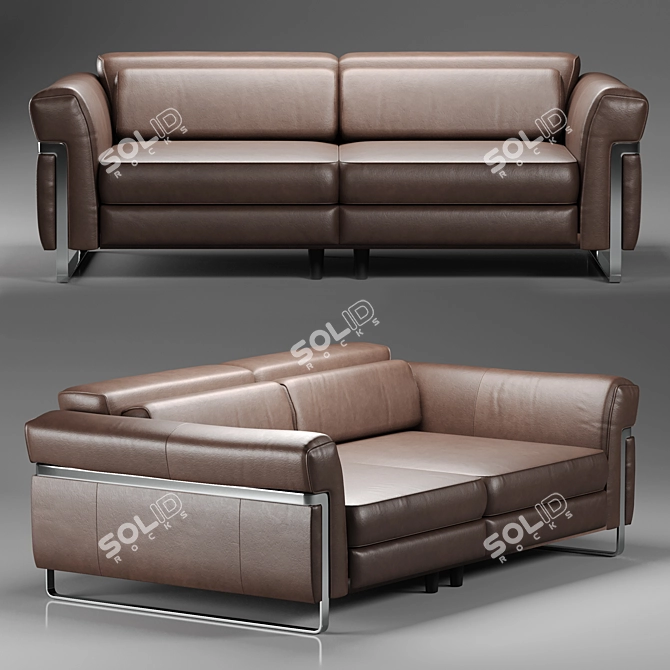 Natuzzi Fidelio: Elegant Comfort 3D model image 1